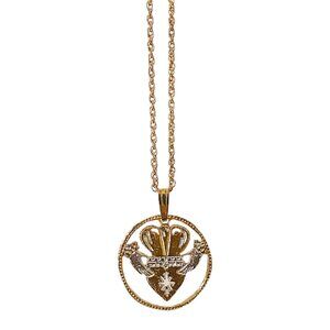 Irish Claddagh Pendant Necklace